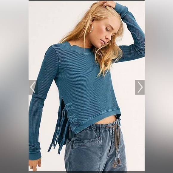 Free People Tops - NWT Free People One Interlaken cropped top